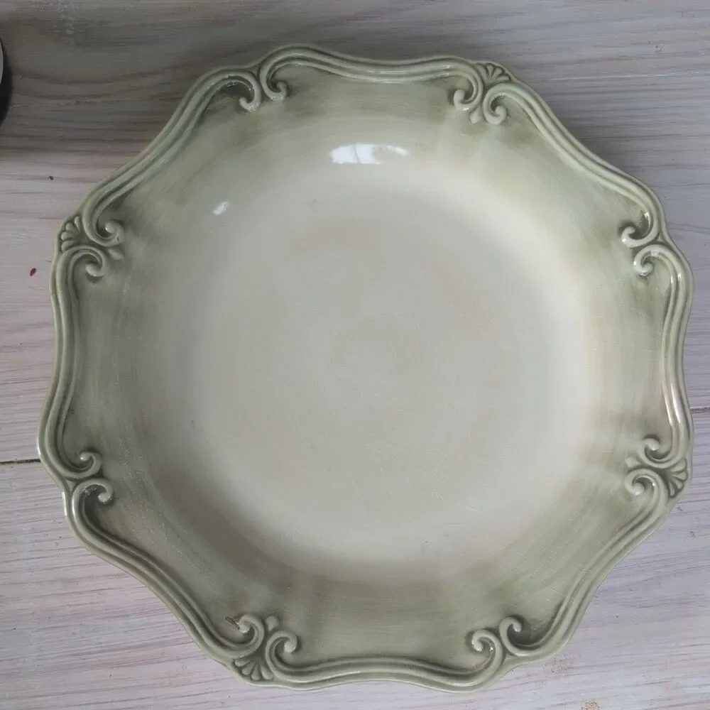 Lenox Dinner Plate Green Colore Verde VERDE 9” Italy